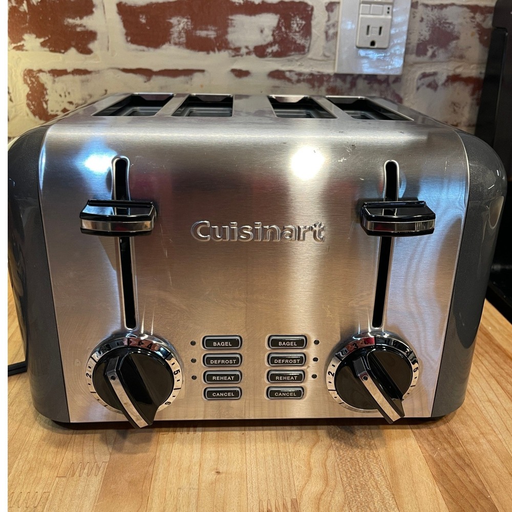 Cuisinart CPT-240TN Classic 4-Slice Toaster Stainless Steel Charcoal Gray 1800W